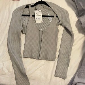 brand new zara top set
